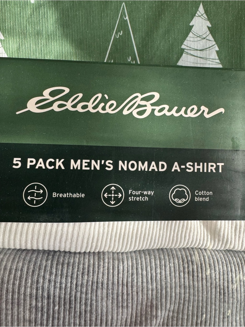 Eddie Bauer Men's Nomad 5 Pack Ribbed Tank Undershirts Cotton Blend Medium Multi - Picture 5 of 16